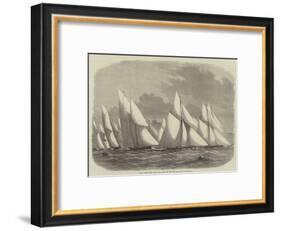 Royal Cinque Ports Yacht Club, Start for the Race from Dover to Boulogne-Edwin Weedon-Framed Giclee Print