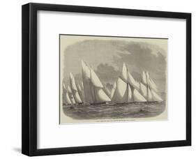 Royal Cinque Ports Yacht Club, Start for the Race from Dover to Boulogne-Edwin Weedon-Framed Giclee Print