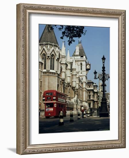 Royal Courts of Justice, the Strand, London, England, United Kingdom-G Richardson-Framed Photographic Print