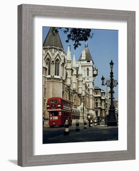 Royal Courts of Justice, the Strand, London, England, United Kingdom-G Richardson-Framed Photographic Print