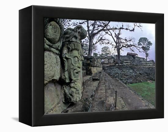 Royal Crypts, Jaguar God, Copan, Maya, Honduras-Kenneth Garrett-Framed Premier Image Canvas