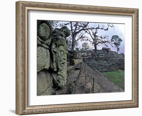 Royal Crypts, Jaguar God, Copan, Maya, Honduras-Kenneth Garrett-Framed Photographic Print