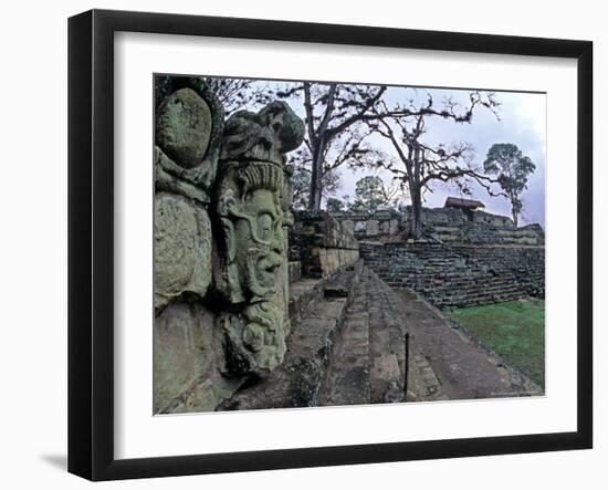 Royal Crypts, Jaguar God, Copan, Maya, Honduras-Kenneth Garrett-Framed Photographic Print