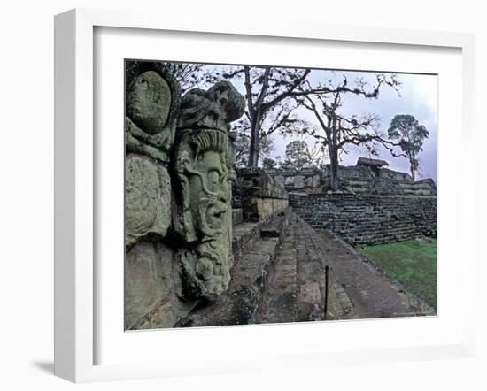 Royal Crypts, Jaguar God, Copan, Maya, Honduras-Kenneth Garrett-Framed Photographic Print