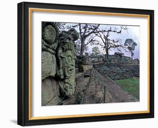 Royal Crypts, Jaguar God, Copan, Maya, Honduras-Kenneth Garrett-Framed Photographic Print