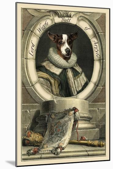 Royal Dog Portrait IV-Alicia Longley-Mounted Art Print