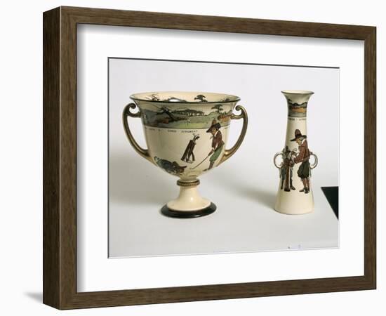 Royal Doulton Series Ware vases, c1915-Unknown-Framed Giclee Print