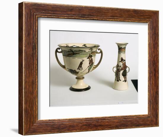 Royal Doulton Series Ware vases, c1915-Unknown-Framed Giclee Print