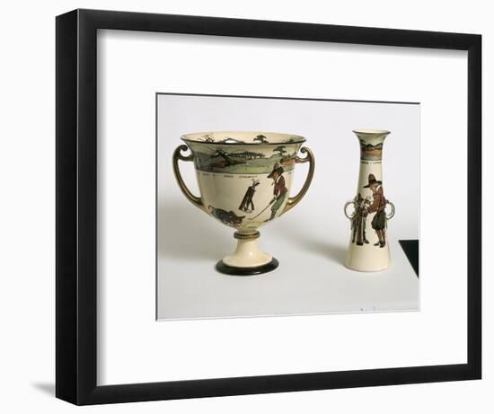 Royal Doulton Series Ware vases, c1915-Unknown-Framed Giclee Print