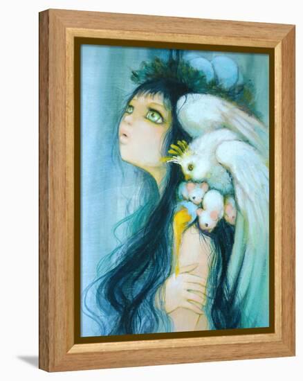 Royal Egg Watcher-Camilla D'Errico-Framed Stretched Canvas