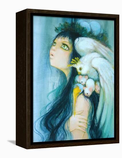 Royal Egg Watcher-Camilla D'Errico-Framed Stretched Canvas