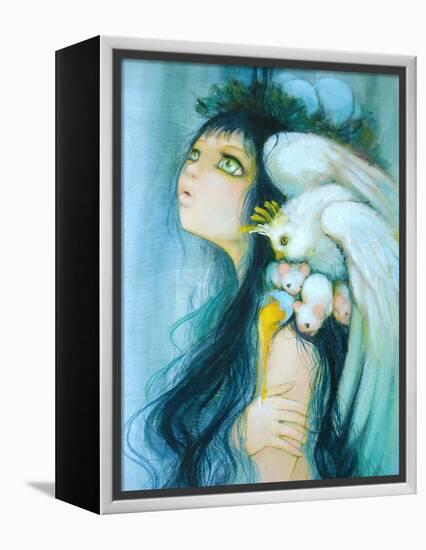 Royal Egg Watcher-Camilla D'Errico-Framed Stretched Canvas