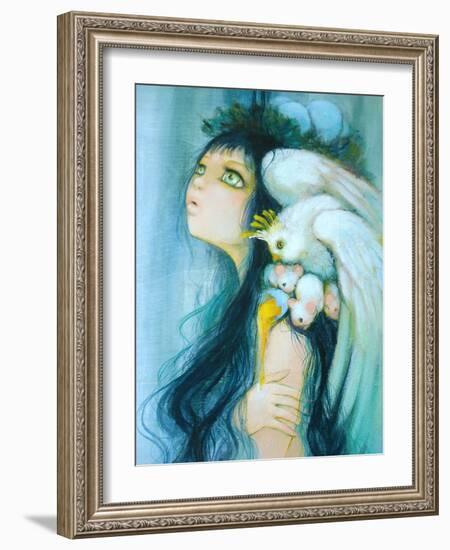 Royal Egg Watcher-Camilla D'Errico-Framed Art Print