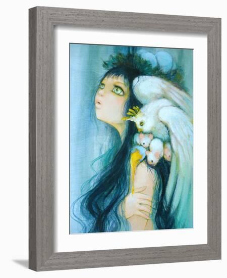 Royal Egg Watcher-Camilla D'Errico-Framed Art Print