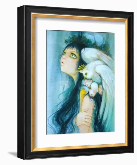 Royal Egg Watcher-Camilla D'Errico-Framed Art Print