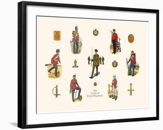 Royal Engineers-Alexandra Clare Baker-Framed Premium Giclee Print