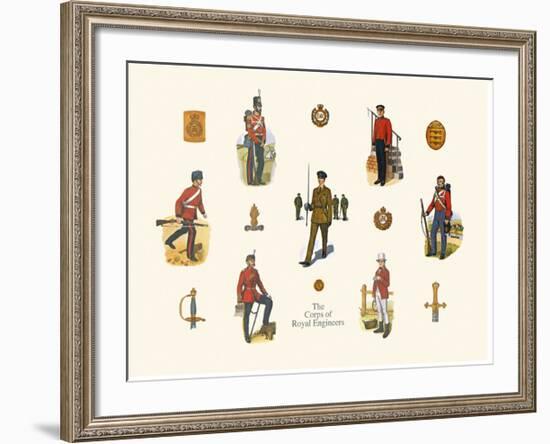 Royal Engineers-Alexandra Clare Baker-Framed Premium Giclee Print