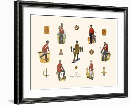 Royal Engineers-Alexandra Clare Baker-Framed Premium Giclee Print