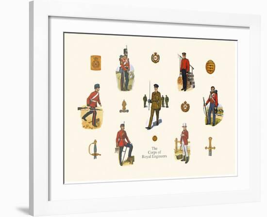 Royal Engineers-Alexandra Clare Baker-Framed Premium Giclee Print