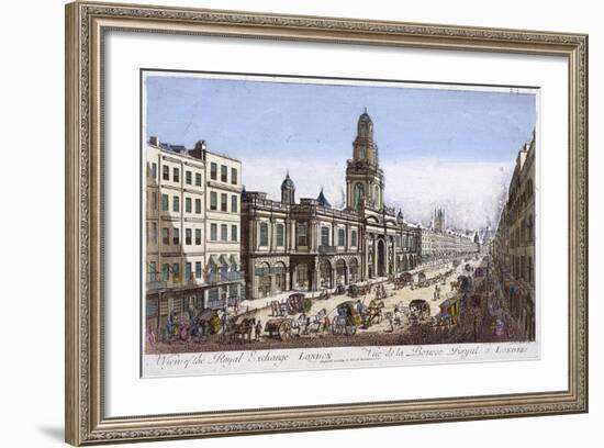 Royal Exchange (2N) Exterior, London, 1761-Mothey Lairee-Framed Giclee Print