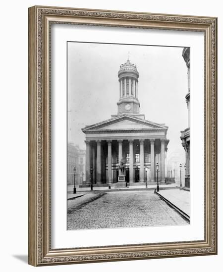 Royal Exchange Square, Glasgow, C.1895-null-Framed Giclee Print