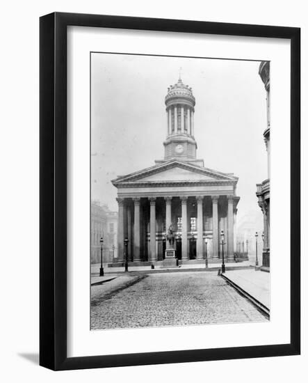 Royal Exchange Square, Glasgow, C.1895-null-Framed Giclee Print