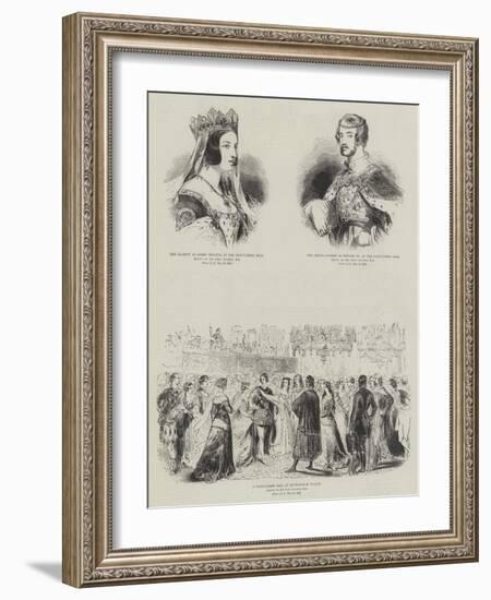 Royal Fancy Dress Ball-Sir John Gilbert-Framed Giclee Print