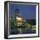 Royal Festival Hall Illuminated at Dusk, South Bank, London, England, United Kingdom, Europe-Roy Rainford-Framed Photographic Print