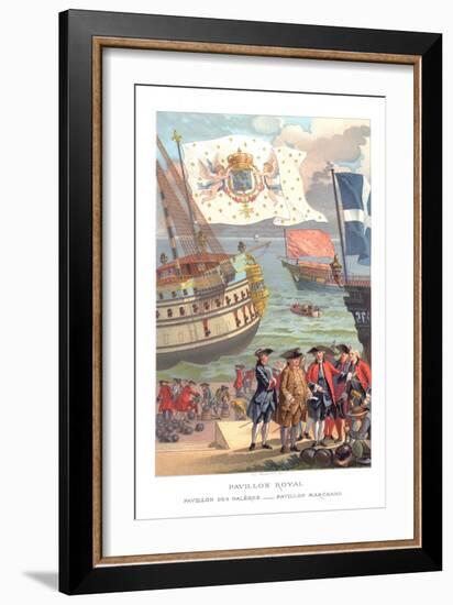 Royal Flag, Galleon Flag and Traders Flag-Urrabieta-Framed Giclee Print
