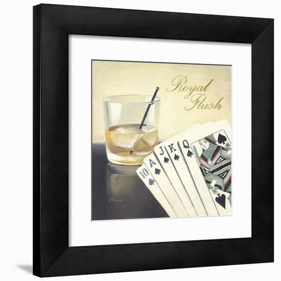 Royal Flush Casino-Paulo Romero-Framed Art Print