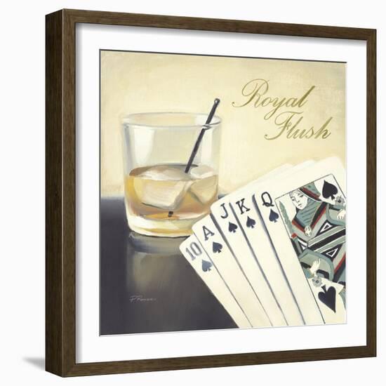 Royal Flush Casino-Paulo Romero-Framed Art Print