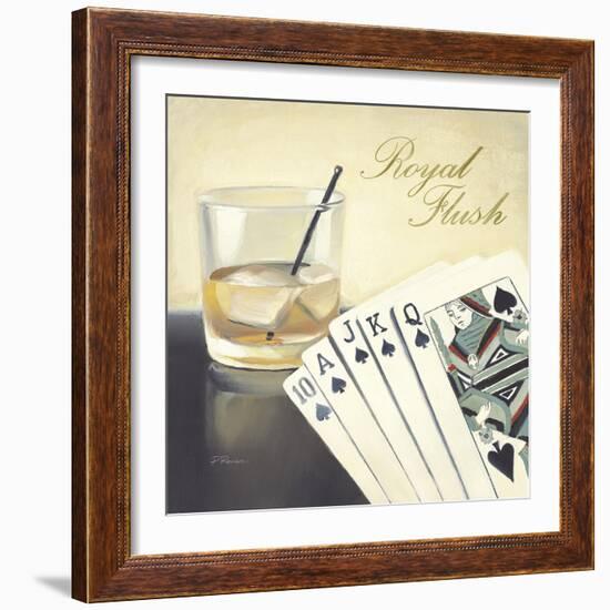 Royal Flush Casino-Paulo Romero-Framed Art Print