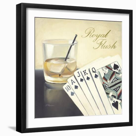 Royal Flush Casino-Paulo Romero-Framed Art Print