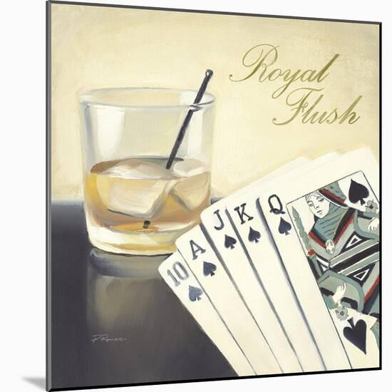 Royal Flush Casino-Paulo Romero-Mounted Art Print