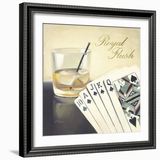 Royal Flush Casino-Paulo Romero-Framed Art Print