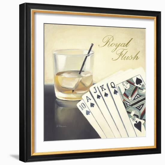 Royal Flush Casino-Paulo Romero-Framed Art Print