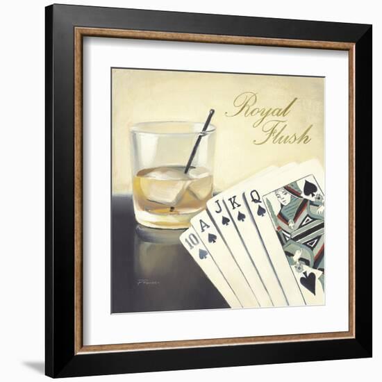 Royal Flush Casino-Paulo Romero-Framed Art Print