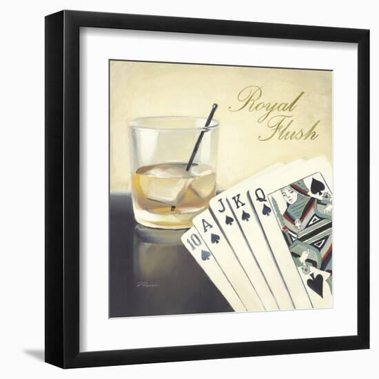 Royal Flush Casino-Paulo Romero-Framed Art Print