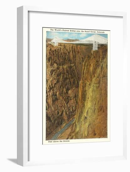 Royal Gorge Bridge, Colorado-null-Framed Art Print