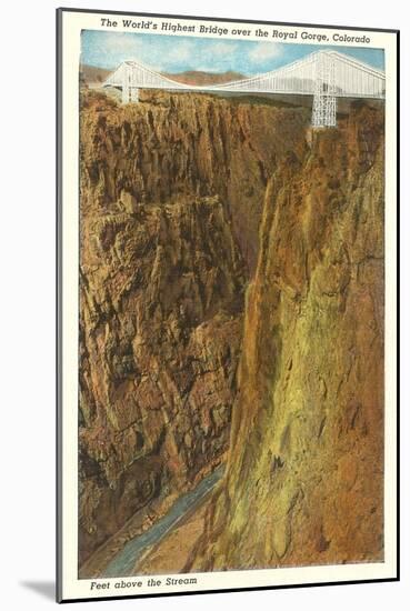 Royal Gorge Bridge, Colorado-null-Mounted Art Print