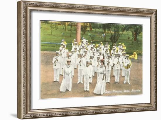 Royal Hawaiian Band, Honolulu, Hawaii-null-Framed Art Print