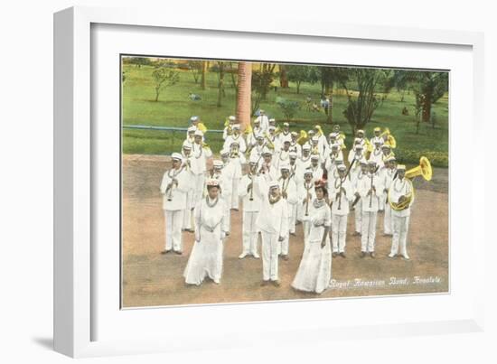 Royal Hawaiian Band, Honolulu, Hawaii-null-Framed Art Print