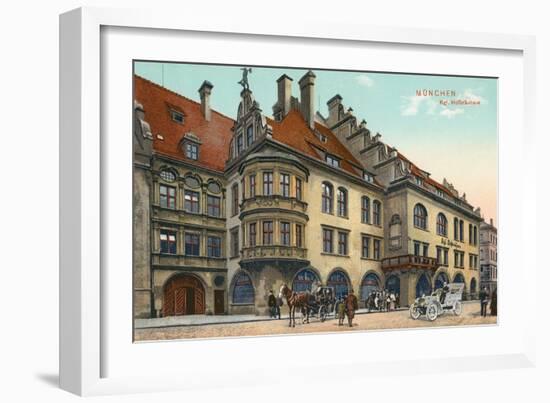 Royal Hofbrauhaus, Munich, Germany-null-Framed Premium Giclee Print