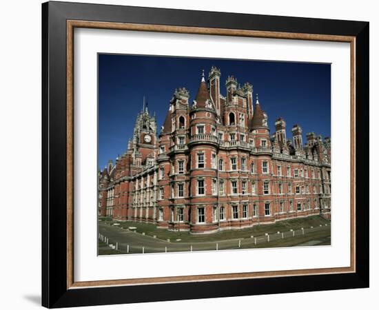 Royal Holloway College, Egham, Surrey, England, United Kingdom-Jean Brooks-Framed Photographic Print