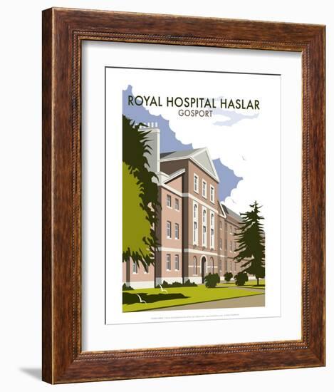 Royal Hospital Haslar - Dave Thompson Contemporary Travel Print-Dave Thompson-Framed Art Print