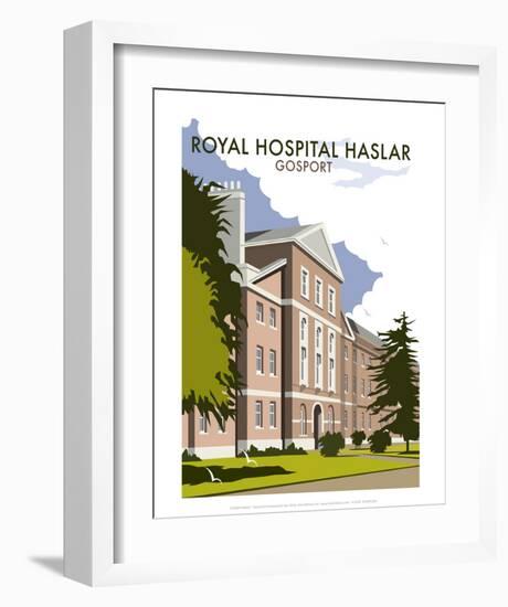 Royal Hospital Haslar - Dave Thompson Contemporary Travel Print-Dave Thompson-Framed Art Print