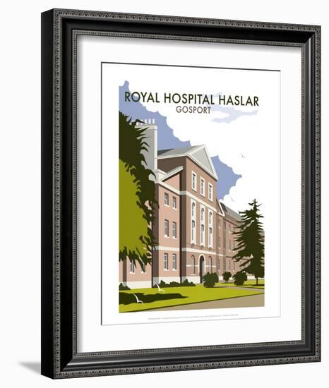 Royal Hospital Haslar - Dave Thompson Contemporary Travel Print-Dave Thompson-Framed Art Print