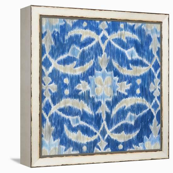 Royal Ikat I-Megan Meagher-Framed Stretched Canvas