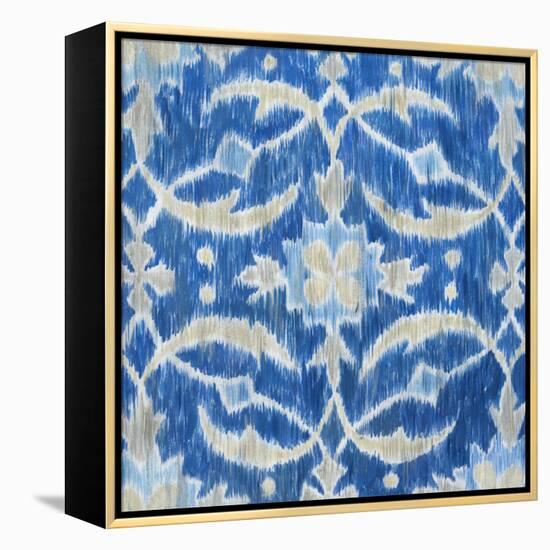 Royal Ikat I-Megan Meagher-Framed Stretched Canvas