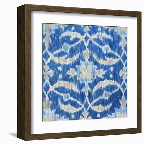 Royal Ikat I-Megan Meagher-Framed Art Print